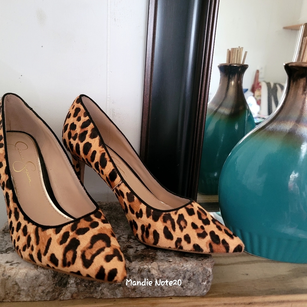 Jessica Simpson Leopard Heels